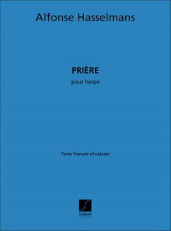 Cover Pričre pour harpe