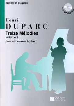Cover 13 Melodies vol.1 (+CD) pour voix élevées et piano (ton originale)