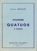 Quatuor ŕ cordes no.12 op.252 partition de poche