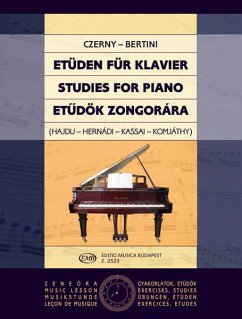 Cover Etüden für Klavier von Czerny und Bertini