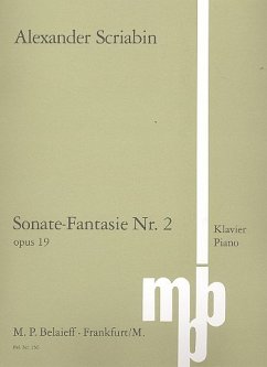 Cover Sonate-Fantaisie gis-Moll Nr.2 op.19 für Klavier