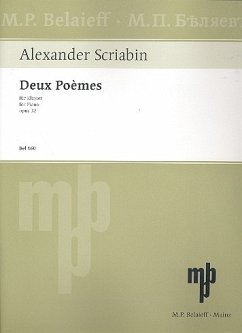 Cover 2 Počmes op.32 für Klavier