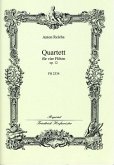 Quartett op.12 für 4 Flöten Partitur und Stimmen