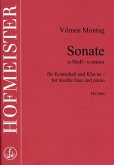 Sonate e-Moll für Kontrabaß und Klavier Sonate e-Moll für Kontrabaß und Klavier