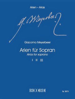Cover Arien für Sopran Band 3 für Sopran und Klavier