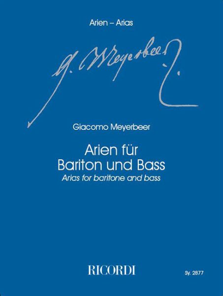 Arien für Bariton/Bass und Klavier