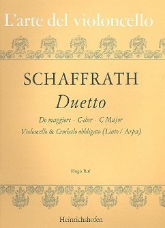 Cover Duett C-Dur für Violoncello und obliagtes Cembalo