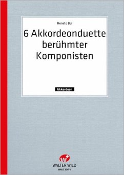 Cover 6 Akkordeon-Duette berühmter Meister Band 1 für 2 Akkordeons Partitur und Stimme