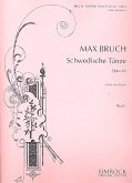 Schwedische Tänze op.63 Band 1 (Nr.1-7) für Violine und Klavier