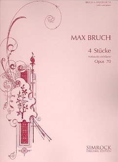 Cover 4 Stücke op.70 für Violoncello und Klavier