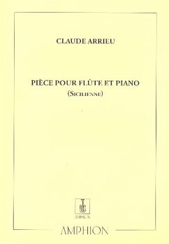 Sicilienne für Flöte und Klavier