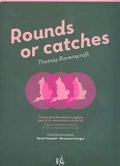 Rounds or Catches for 3-11 instruments in G clef score