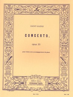 Cover Concerto op.20 pour violon et piano
