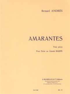 Cover Amarantes pour harpe ou harpe celtique