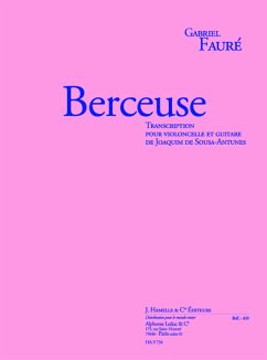 Cover Berceuse op.16 pour violoncelle et guitare 2 partitions
