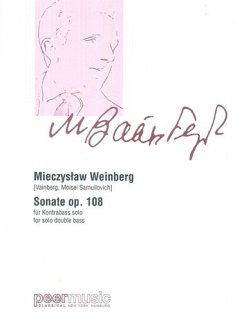 Cover Sonate op.108 für Kontrabass solo