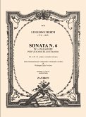 Sonata la maggiore no.6 per violoncello e strumento di tastiera Sonata la maggiore no.6 per violoncello e strumento di tastiera