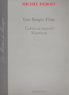 Cover Une simple flűte Cahier de travail (fr/en) notebook