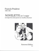 Novelette C major for wind quintet for flute, oboe, clarinet, horn and bassoon parts