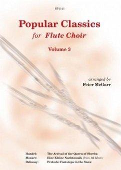 Cover Popular Classics vol 3 for flute choir score and parts
