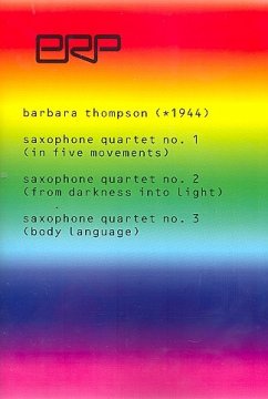 3 Quartette für 4 Saxophone (SATBar) Partitur 3 Quartette für 4 Saxophone (SATBar) Partitur