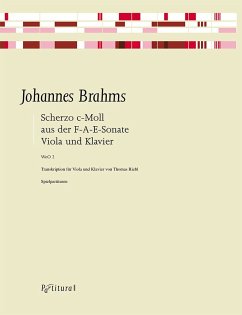 Cover Scherzo c-Moll für Viola und Klavier 2 Spielpartituren