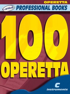 Cover 100 operettas for c instruments text, melody line and chord symbols (it)