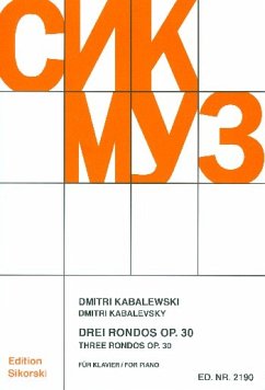 Cover 3 Rondos op.30 für Klavier