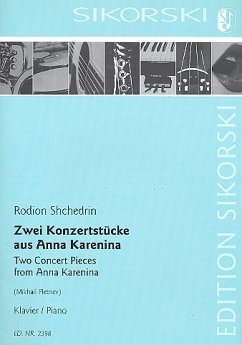 Cover 2 Konzertstücke für Anna Karenina für Klavier