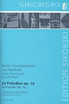 Cover 24 Präludien op.34 für Violoncello und Klavier