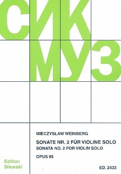 Cover Sonate Nr.2 op.95 für Violine
