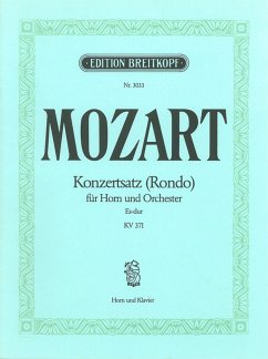 Cover Konzert-Rondo Es-Dur KV371 für Horn und Orchester für Horn und Klavier
