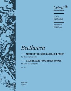 Cover Meeres Stille und Glückliche Fahrt op.112 für Chor und Orchester Partitur