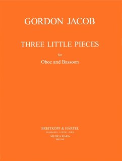 Cover 3 small Pieces for oboe and bassoon, score