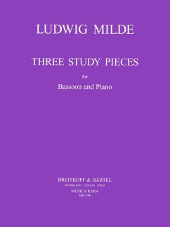 Cover 3 Study pieces for bassoon and piano