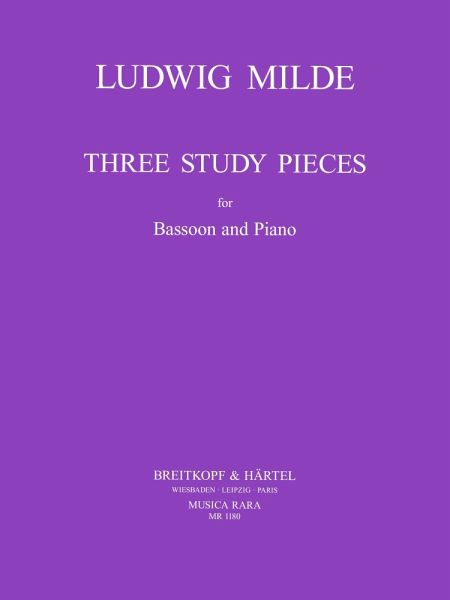 3 Study pieces for bassoon and piano