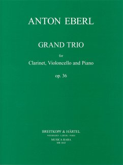 Cover Grand Trio Es-Dur op.36 für Klavier, klarinette und Violoncello Partitur und Stimmen