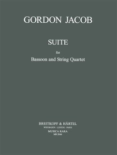Cover Suite für Fagott und Streichquartett Partitur und Stimmen
