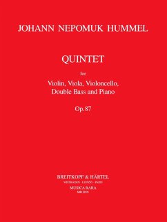 Cover Quintett Es-Dur op.87 für Violine, Viola, Violoncello, Kontrabaß und Klavier