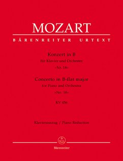 Cover Konzert B-Dur KV456 für Klavier und Orchester für 2 Klaviere