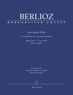Cover Les nuits d'été 6 mélodies avec un petit orchestre Ausgabe für Singstimme und Klavier