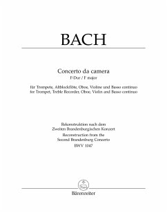 Concerto da camera F-Dur für Trompete, Altblockflöte, Oboe, Violine und Bc, 6 Stimmen
