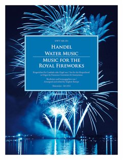 Cover Wassermusik und Feuerwerksmusik für Cembalo (Orgel) (Feuerwerksmusik auch mit Flöte/Violine und Bc) Partitur und Stimmen