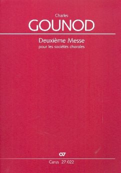 Cover Messe Nr.2 pour les sociétés chorales für Männerchor und Orgel Partitur (la)