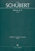 Messe G-Dur D167 für Soli, gem Chor und Orchester Partitur