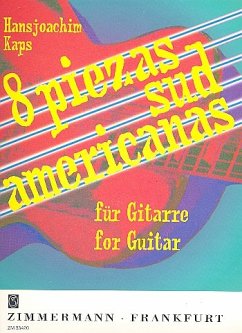 Cover 8 Piezas Sudamericanas für Gitarre