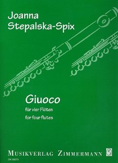 Cover Giuoco für 4 Flöten Partitur und Stimmen