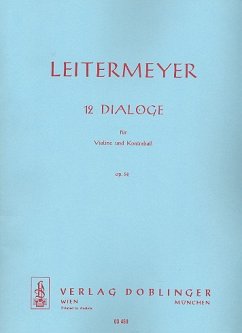 12 DIALOGE OP.52 FUER VIOLINE UND KONTRABASS SPIELPARTITUR