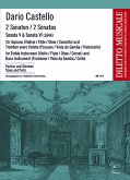 2 Sonaten (Nr.5 und Nr.6) für Melodieinstrument, Bassinstrument und Bc Partitur und Stimmen (Bc ausgesetzt)