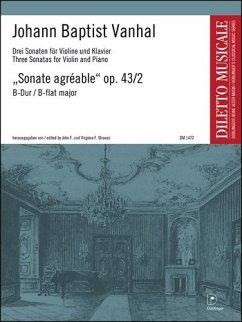 Cover Sonate agréable B-Dur op.43,2 für Violine und Klavier